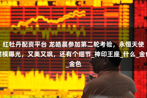 红牡丹配资平台 龙皓晨参加第二轮考验，永恒天使建模曝光，又美又飒，还有个细节_神印王座_什么_金色