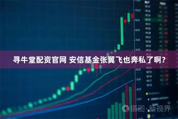 寻牛堂配资官网 安信基金张翼飞也奔私了啊？